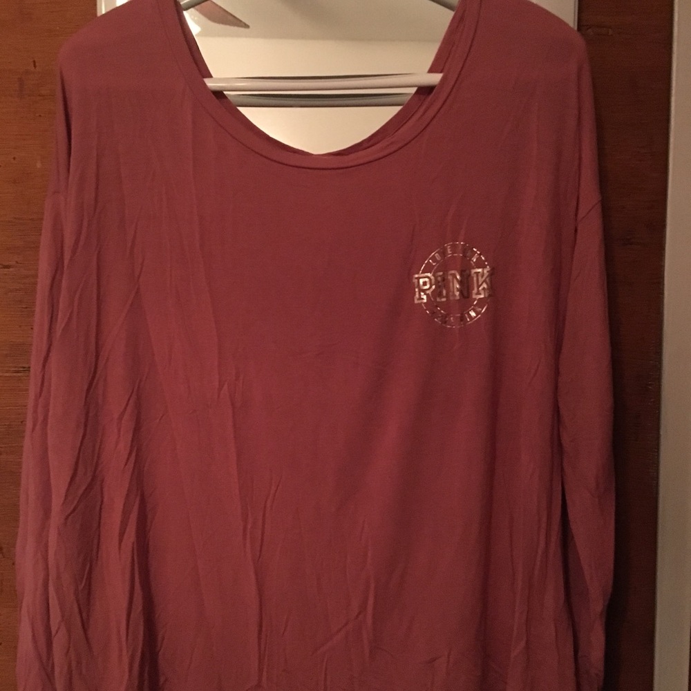 Soft pink long sleeve shirt